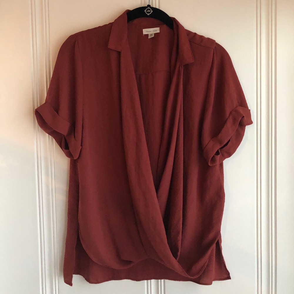 urban outfitters wrap top